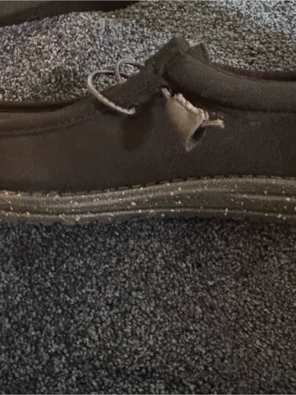Hey Dude Men’s Black Canvas Slip-On Loafers - Picture 4 of 4